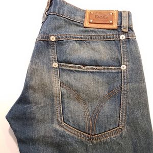 Dolce & Gabbana Girly Low Rise Cropped Jeans